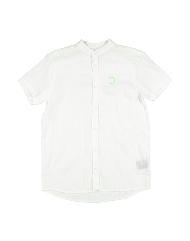 TRUSSARDI JUNIOR Solid color shirt White 100% Linen