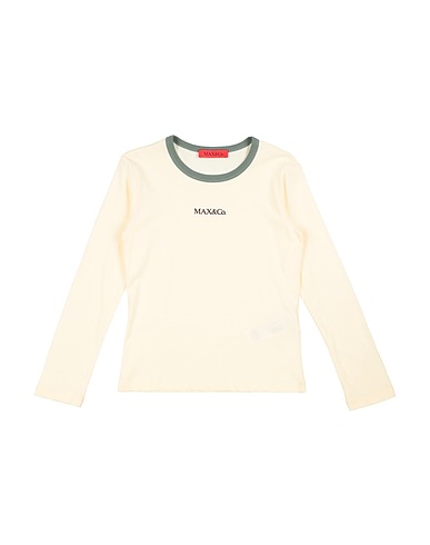 MAX&Co. T-shirt Ivory 100% Cotton