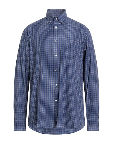 PAUL & SHARK Checked shirt BLU 100% Cotton