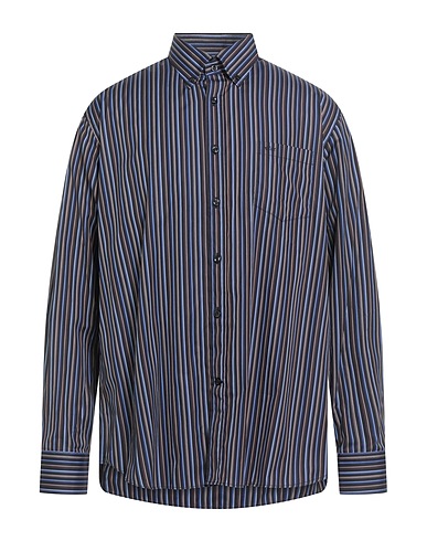 PAUL & SHARK Striped shirt Midnight blue 100% Cotton