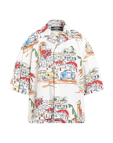 JACQUEMUS Patterned shirt LA CASA White 100% Cotton