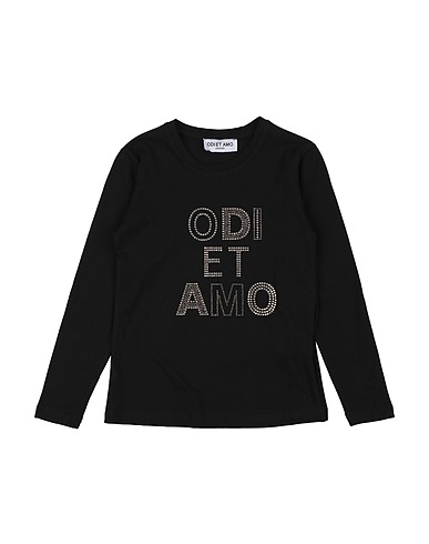 ODI ET AMO T-shirt JUNIOR Black 100% Cotton