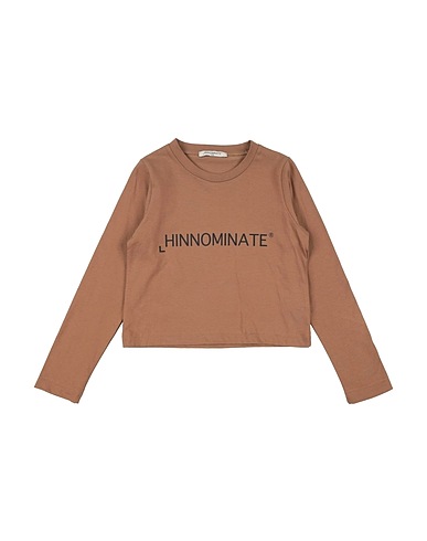 HINNOMINATE T-shirt KIDS Nocciola 100% Cotone