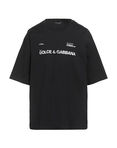 DOLCE&GABBANA T-shirt Black 100% Cotton