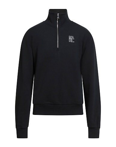 KARL LAGERFELD Sweatshirt Black 70% Organic cotton, 30% Polyester