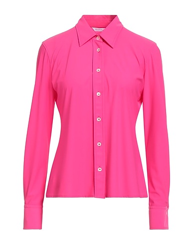 GUGLIELMINOTTI Solid color shirts & blouses Fuchsia 74% Polyamide, 26% Elastane