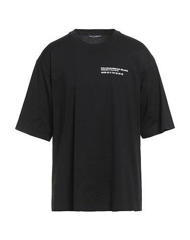 DOLCE&GABBANA T-shirt Black 100% Cotton