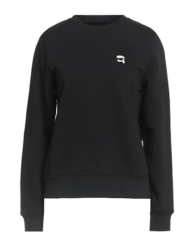 KARL LAGERFELD Felpa Nero 90% Cotone organico, 10% Poliestere riciclato