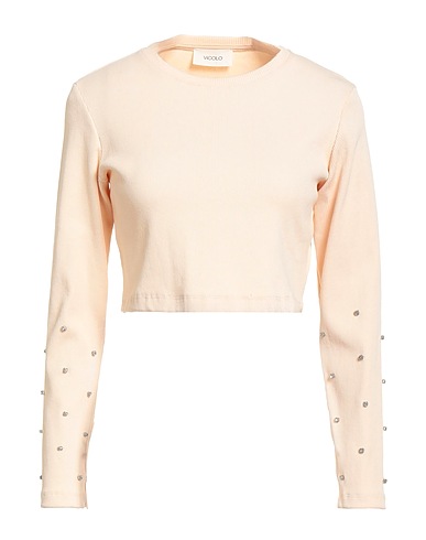 VICOLO T-shirt Ivory 95% Cotton, 5% Elastic fibres