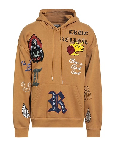 TRUE RELIGION Felpa Cammello 80% Cotone, 20% Poliestere