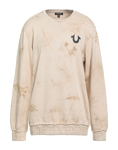 TRUE RELIGION Felpa Beige 80% Cotone, 20% Poliestere