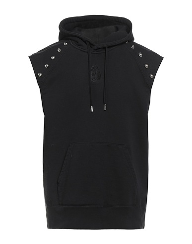 MCQUEEN Hooded track jacket  Black 100% Cotton