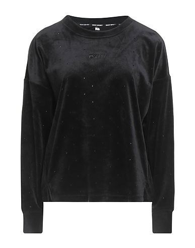 DKNY Sweatshirt SPORT Black 95% Polyester, 5% Elastane