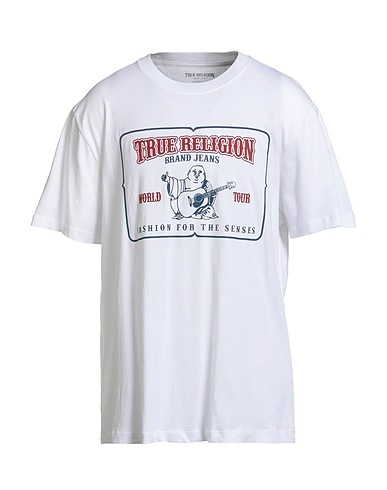 TRUE RELIGION T-shirt Bianco 100% Cotone