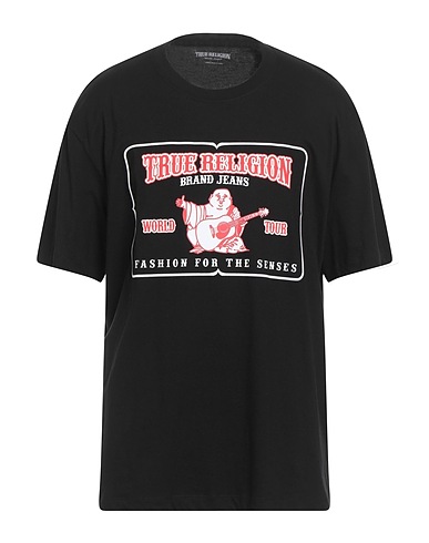 TRUE RELIGION T-shirt Nero 100% Cotone