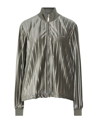 LIU •JO Sweatshirt Sage green 95% Polyester, 5% Elastane, Cotton