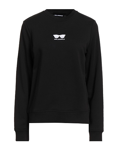 KARL LAGERFELD Sweatshirt Black 100% Organic cotton