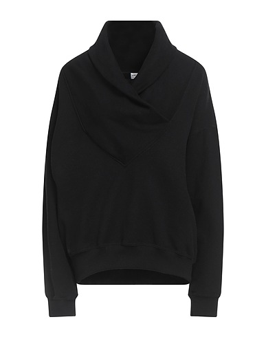SAINT LAURENT Sweatshirt Black 100% Cotton, Elastane