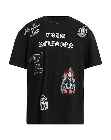 TRUE RELIGION T-shirt Nero 100% Cotone