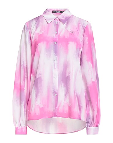 KARL LAGERFELD Shirts Pink 100% Polyester