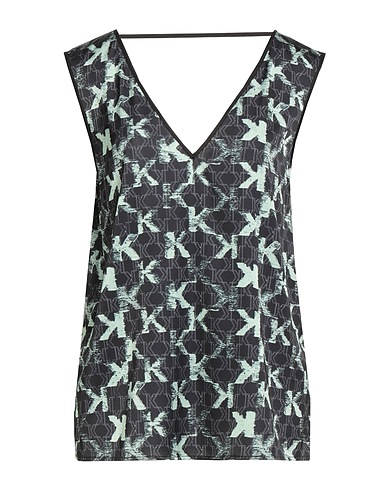 KARL LAGERFELD Top Black 96% Polyester, 4% Elastane