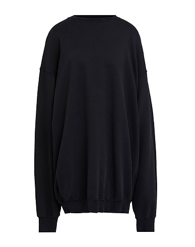 ANN DEMEULEMEESTER Sweatshirt Black 100% Cotton