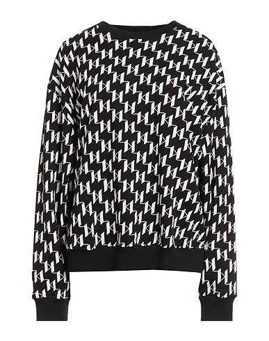 KARL LAGERFELD Sweatshirt Black 90% Organic cotton, 10% Polyester
