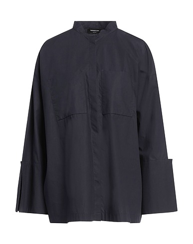 FABIANA FILIPPI Solid colour shirts & blouses Midnight blue 100% Cotton