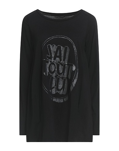 BLACK LABEL Oversize-T-Shirt Black 100% Cotton
