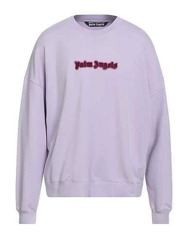 PALM ANGELS Sweatshirt Lilac 100% Cotton, Elastane, Polyester