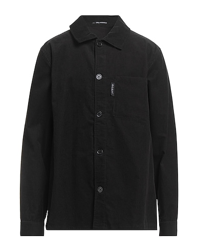 KARL LAGERFELD Solid colour shirt 100% Cotton