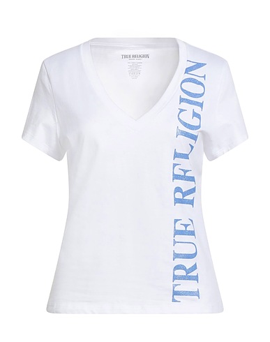 TRUE RELIGION T-shirt White 100% Cotton