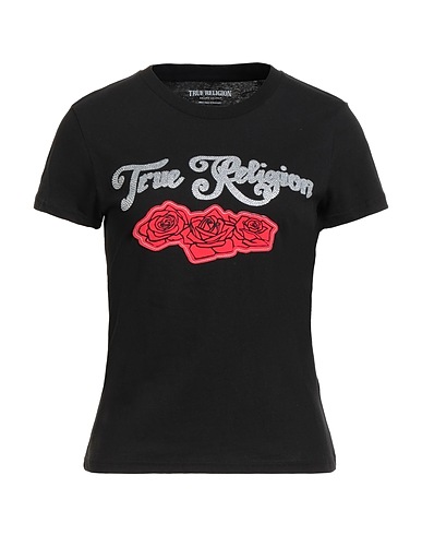 TRUE RELIGION T-shirt Nero 100% Cotone