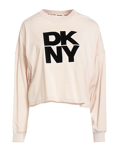 DKNY T-shirt Beige 100% Cotton