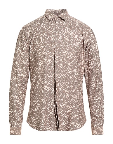 COSTUMEIN Patterned shirt Taupe 100% Cotton