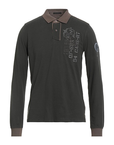AERONAUTICA MILITARE Polo Verde militar 100% Algodón