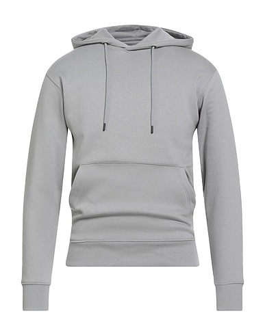 JACK & JONES Hooded track jacket Grey 50% Organic cotton, 30% Polyester, 20% Cotton