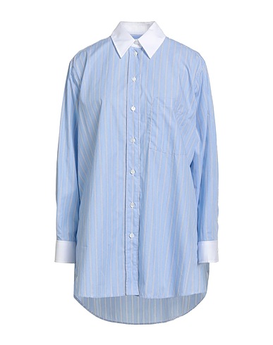 ACADEMIA Striped shirt Sky blue 100% Cotton