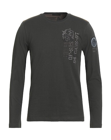 AERONAUTICA MILITARE T-shirt Dark green 100% Cotton
