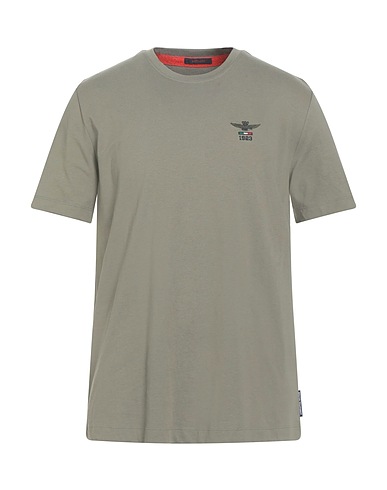 AERONAUTICA MILITARE Basic T-Shirt Military green 100% Cotton