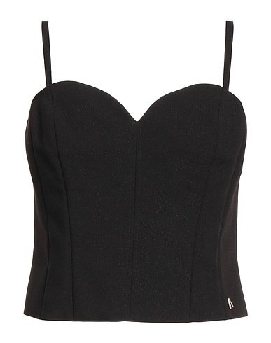 ACTITUDE by TWINSET Bustier Black 76% Polyester, 19% Viscose, 5% Elastane