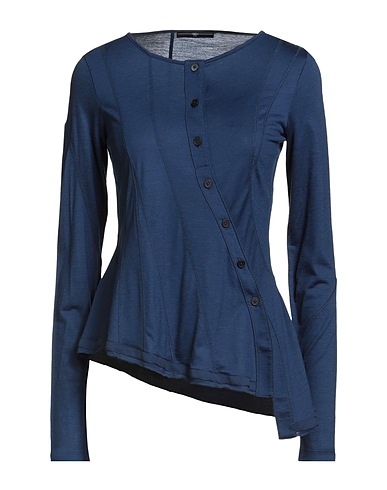 HIGH T-shirt USE Navy 100% Wool