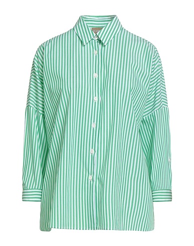 ACADEMIA Striped shirt Green 100% Cotton