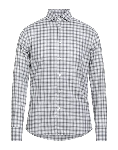 DEPERLU Checked shirt Grey 100% Cotton