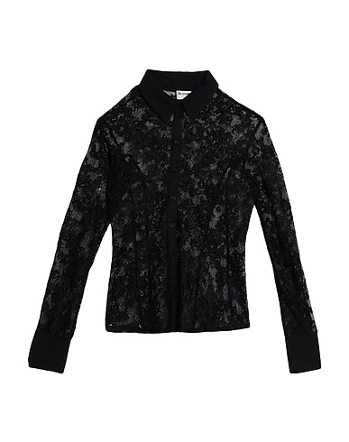 BLUGIRL Lace shirts & blouses Black 100% Polyester