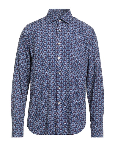 ALESSANDRO GHERARDI Patterned shirt Burgundy 100% Cotton