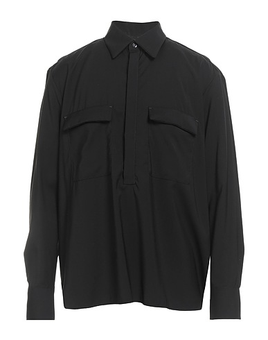 PT Torino Chemise de couleur unie 100% Laine vierge