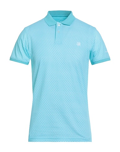 HARMONT & BLAINE Polo shirt JEANS Turquoise 100% Cotton