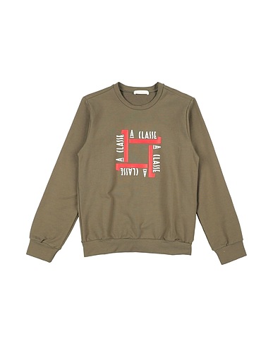 ALVIERO MARTINI 1a CLASSE Felpa JUNIOR Verde militare 96% Cotone, 4% Elastan