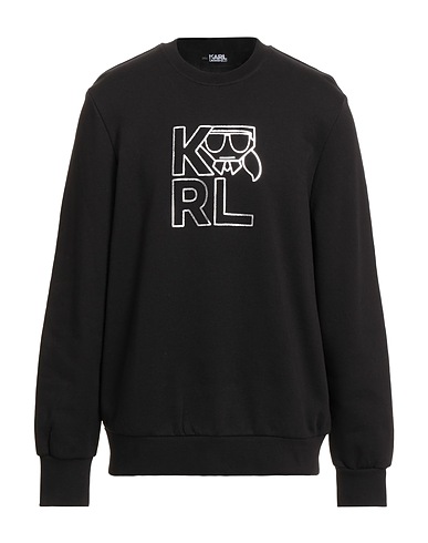 KARL LAGERFELD Sweatshirt Black 100% Organic cotton